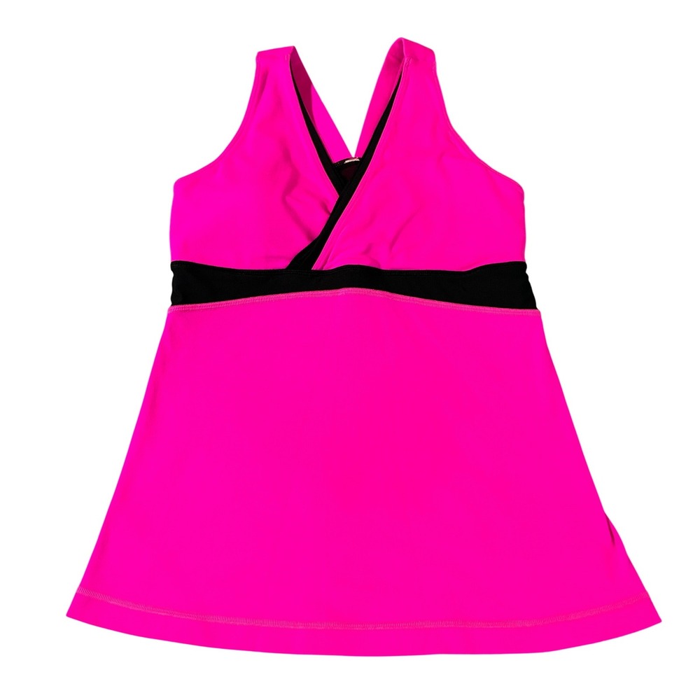 Lululemon tank Small Racerback removable cups no size label SEE  measurements